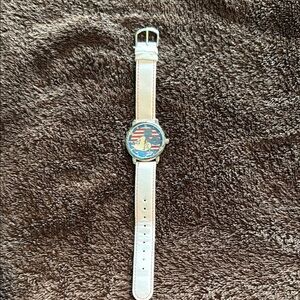 Disney Special Edition Watch with White and Tan Strap